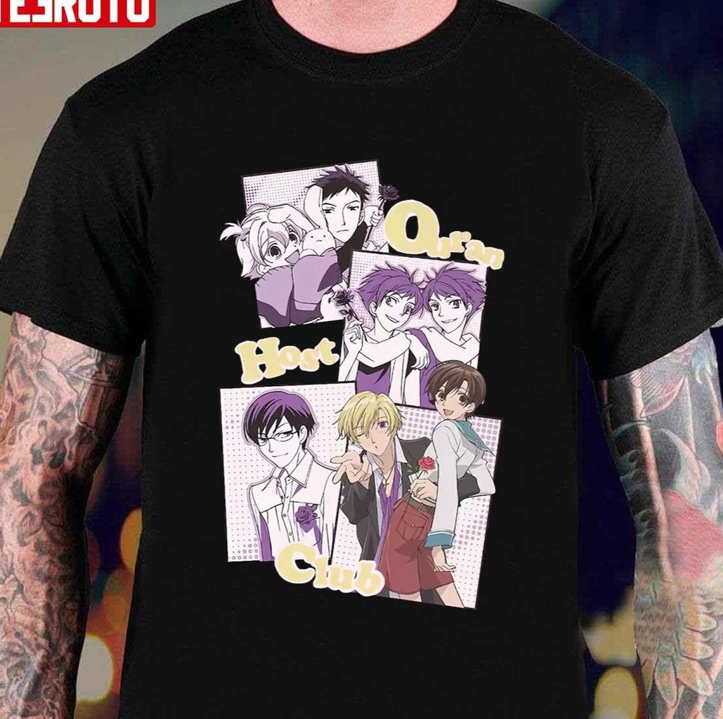 Ouran High School Host Club Crew Poses Unisex Sweatshirt
