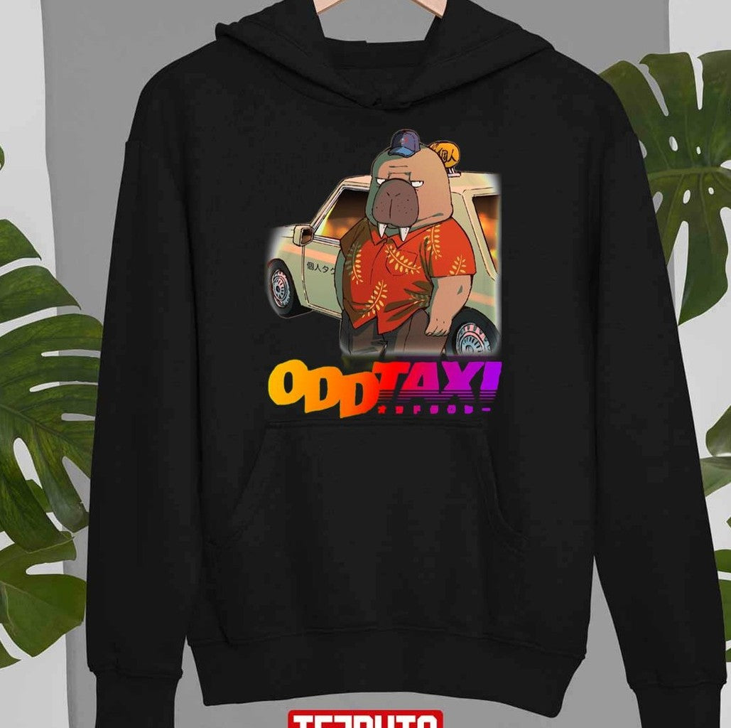 Neon Logo Odd Taxi Cartoon Unisex Sweatshirt