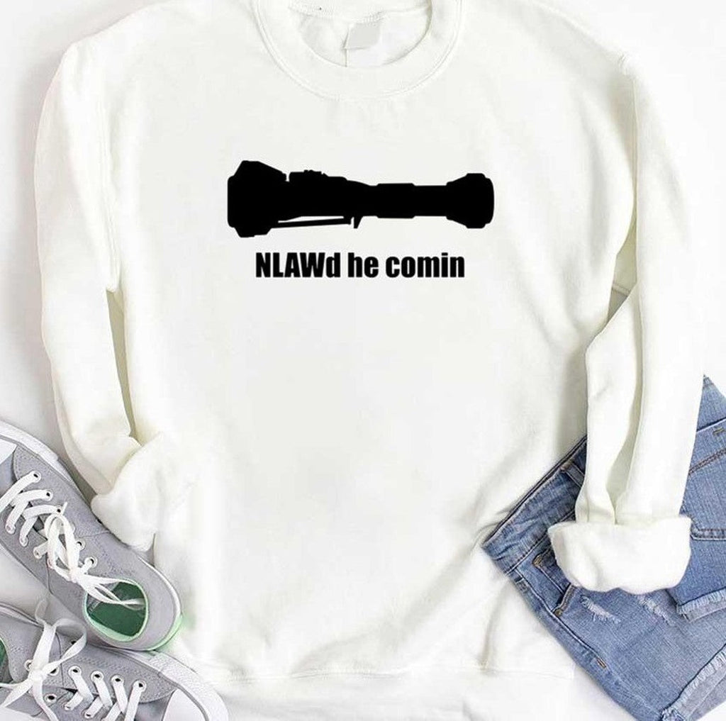 Nlawd He Comin Ukraine Russia Unisex T-shirt