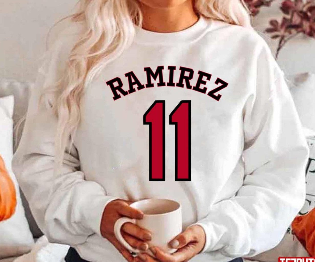 Ramirez 11 Cleveland Guardians Unisex Hoodie