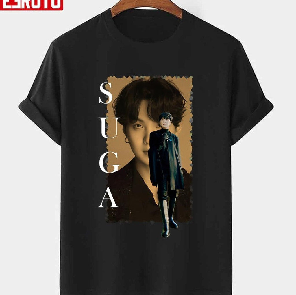 Model Suga Rapper Agust D BTS Min Yoongi Unisex T-shirt