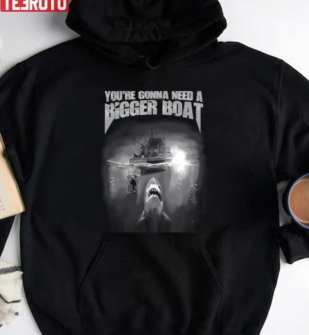 Quint's Amity Island Fishing You're Gonna Need A Bigger Boat Unisex Sweatshirt