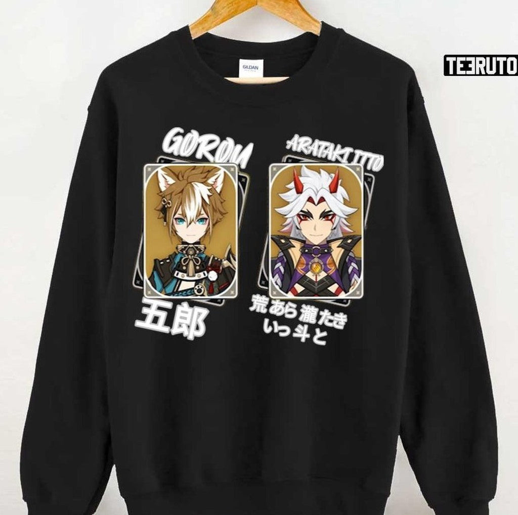 Arataki Itto And Gorou Genshin Impact Unisex T-Shirt