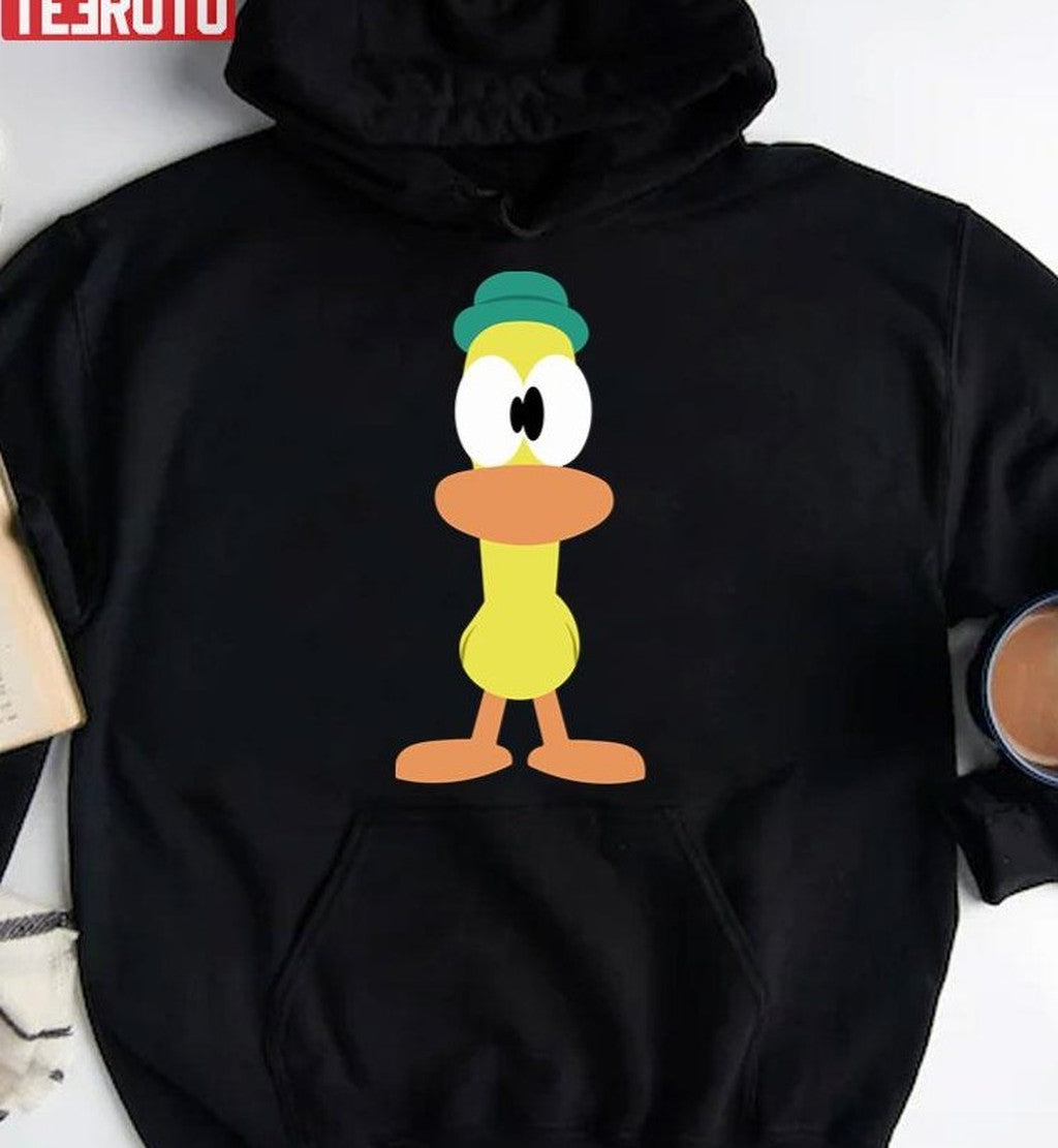 Pocoyo Pato Cartoon The Sily Duck Unisex Hoodie