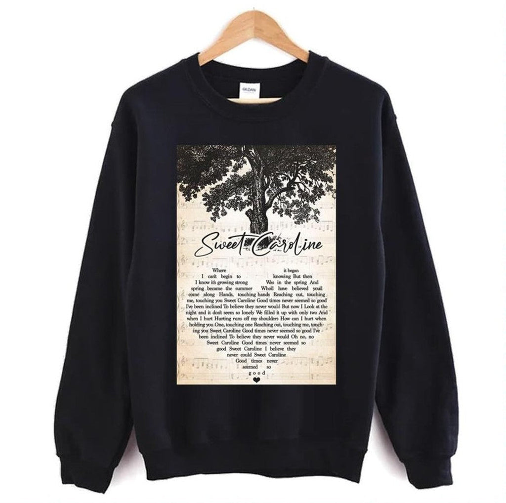 Sweet Caroline Lyrics Tree Neil Diamond Unisex T-Shirt