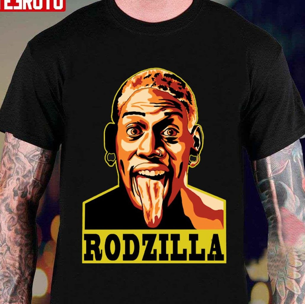 Rodzilla Dennis Rodman Fan Art Unisex T-shirt