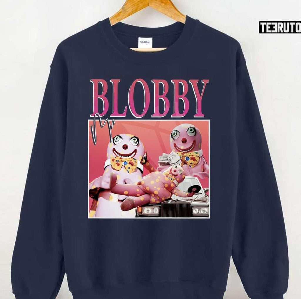Mr Blobby Homage Vintage 90s Unisex Sweatshirt