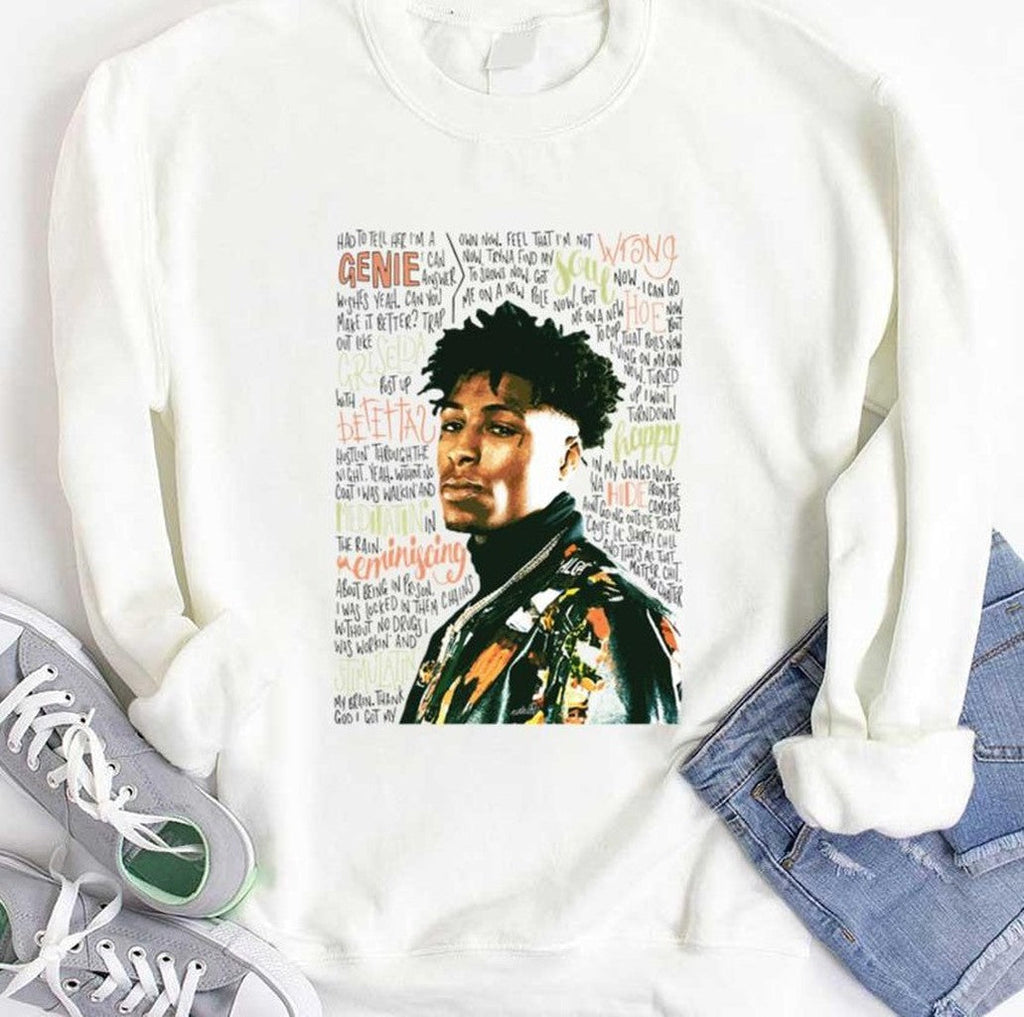 Nba Youngboy Never Broke Again Typography Unisex T-Shirt