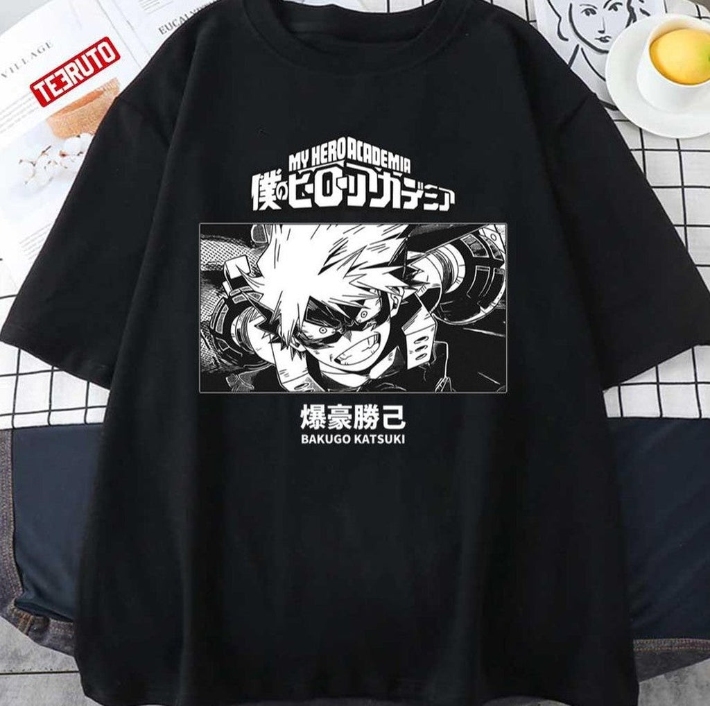 Bakugo Katsuki Boku No Hero Academia Bnw Unisex T-shirt