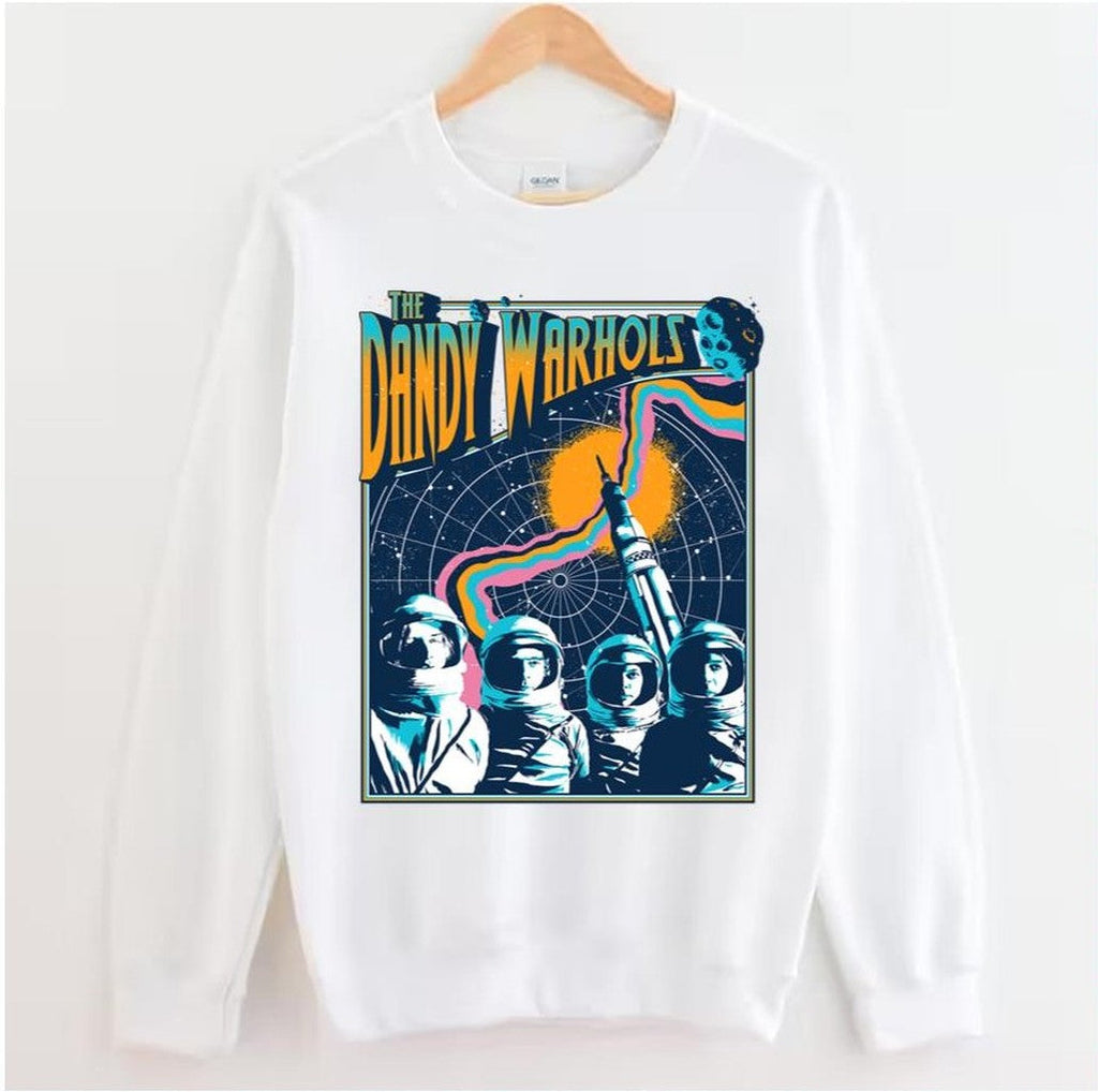 The Dandy Warhols To Space Music Space Dandy Unisex Sweatshirt