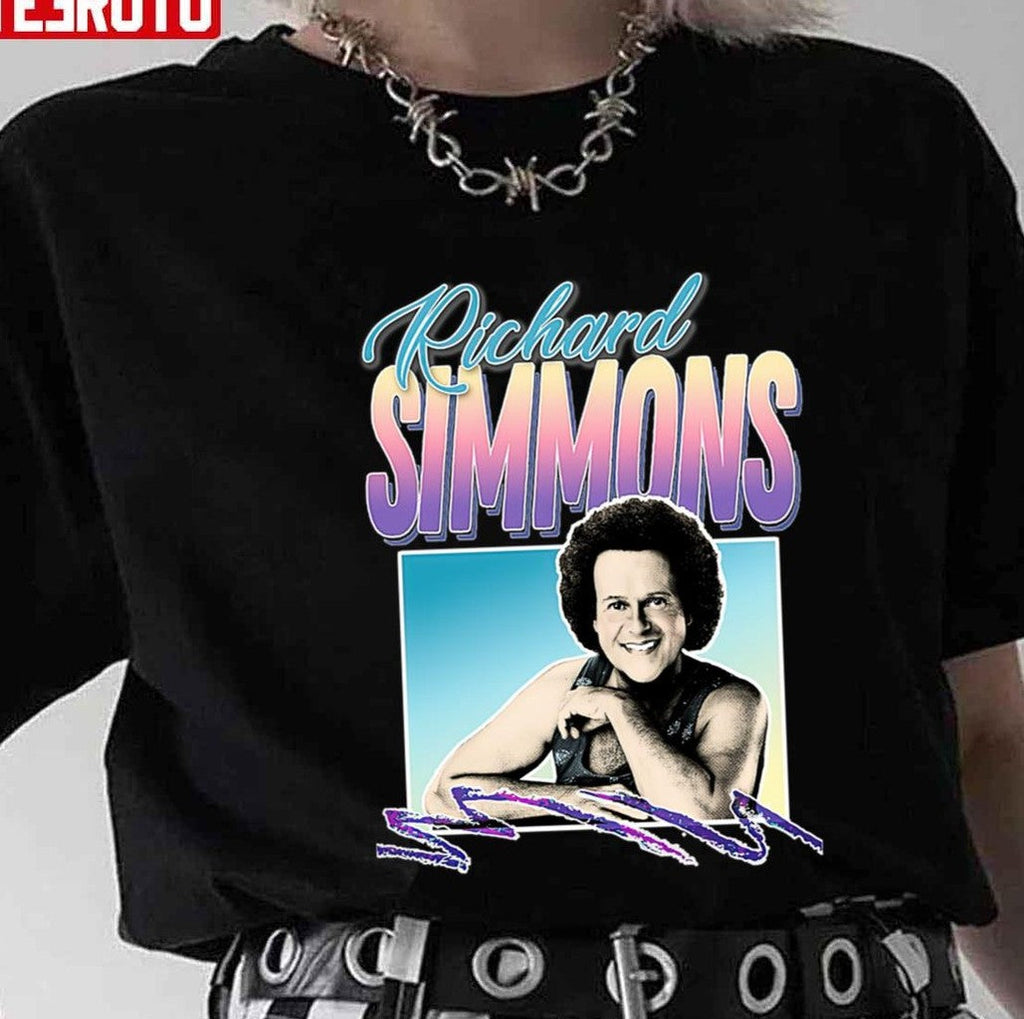 Richard Simmons 80s Styled Tribute Design Unisex T-Shirt