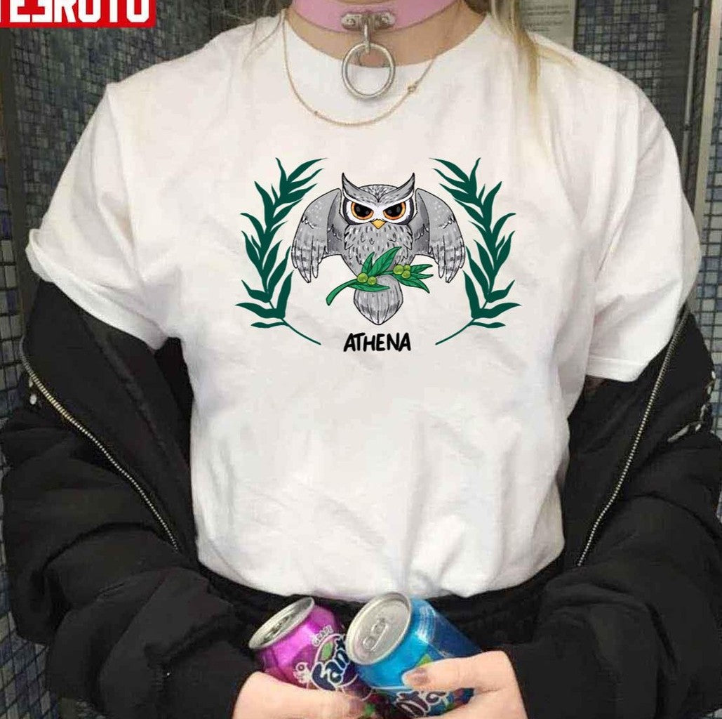 Athena Cabin Symbol Owl Unisex Hoodie