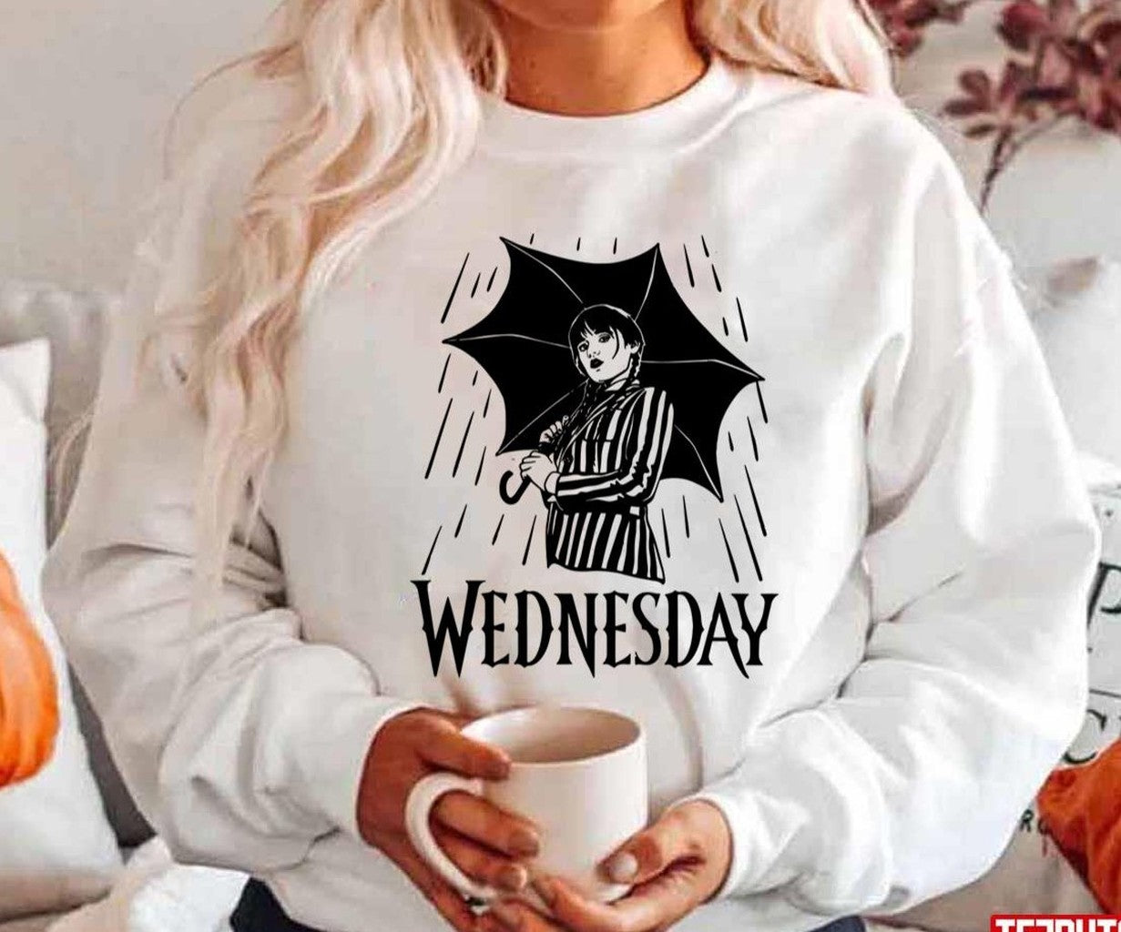 Black Cartoon Art Wednesday New Version 2022 Unisex Hoodie