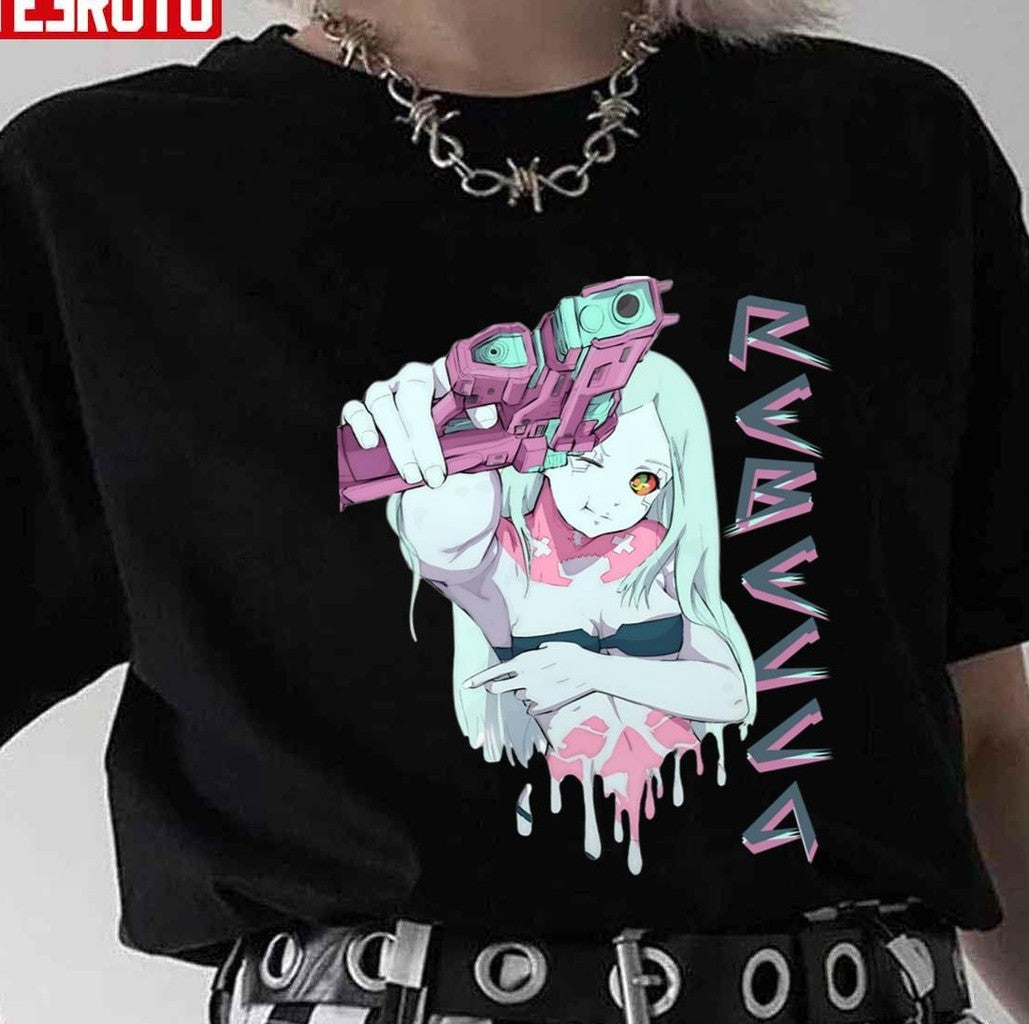 Sexy Rebecca Cyberpunk Edgerunners Unisex T-shirt