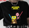 Sponge Wars Funny Art Spongebob And Patrick Unisex T-Shirt