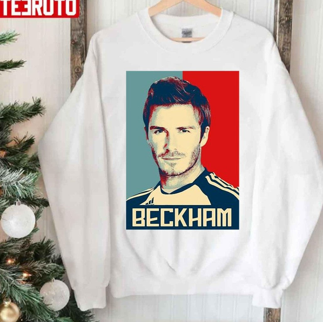 Portrait Of David Beckham Unisex Sweatshirt