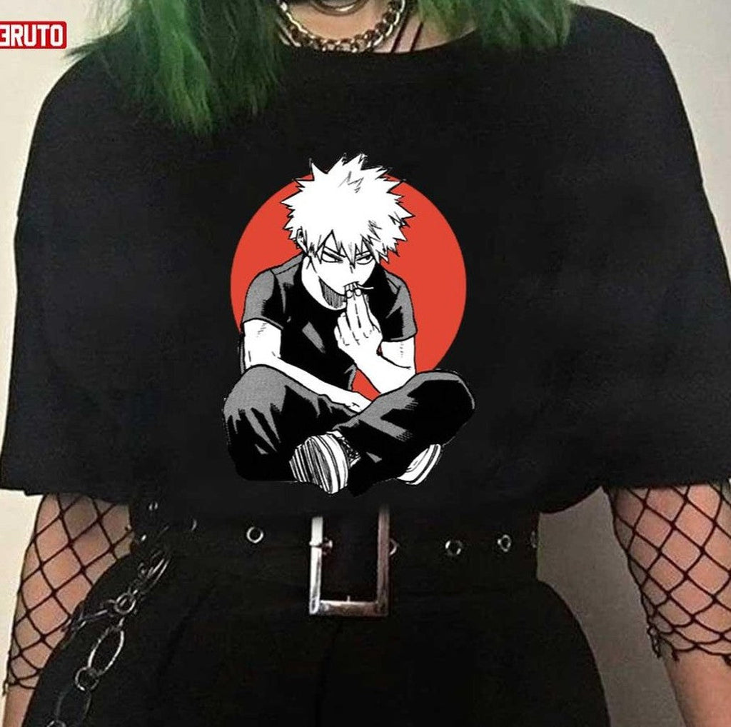 Bakugo Fries My Hero Academia Anime Unisex T-shirt