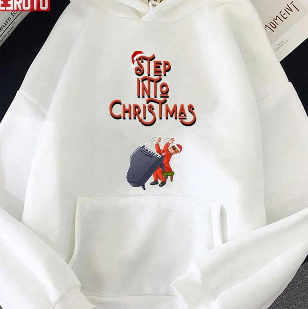 Step Into Christmas Elton John Song Unisex Sweatshirt