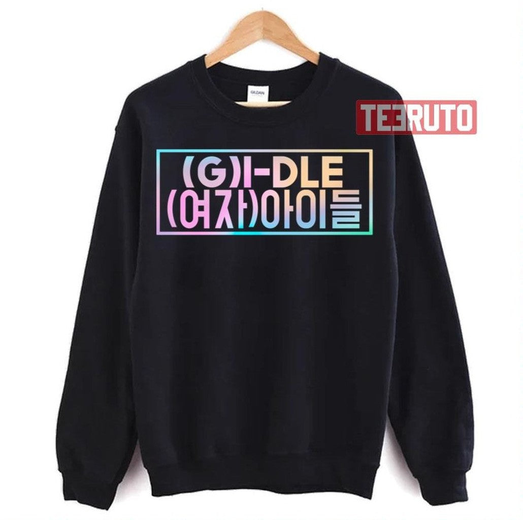 Neon Logo Gidle Girl Group Unisex T-Shirt