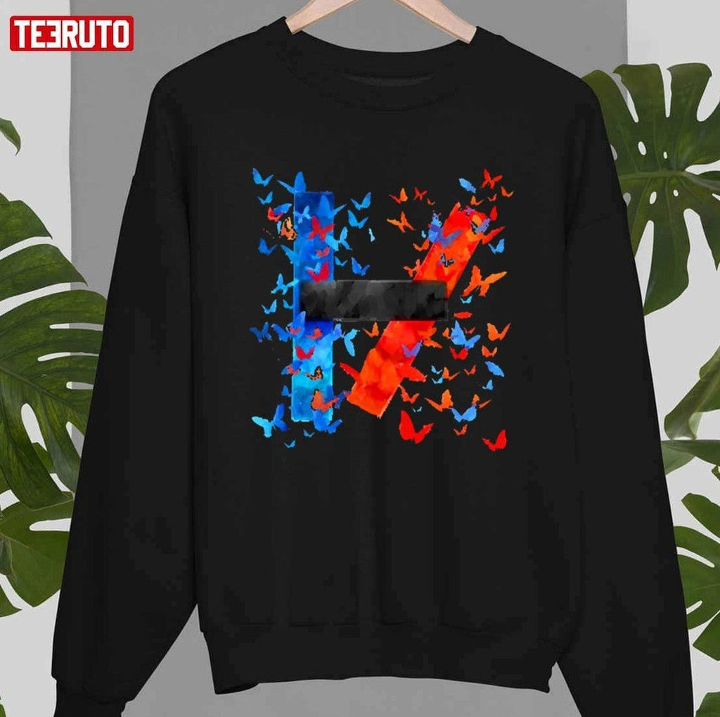 21 Butterflies Logo Twenty One Pilots Unisex Sweatshirt
