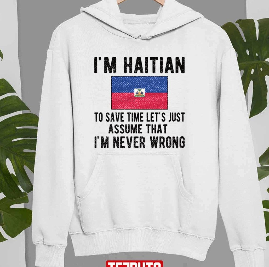 Proud Haitian Heritage Haiti Roots Haitian Flag Unisex T-Shirt