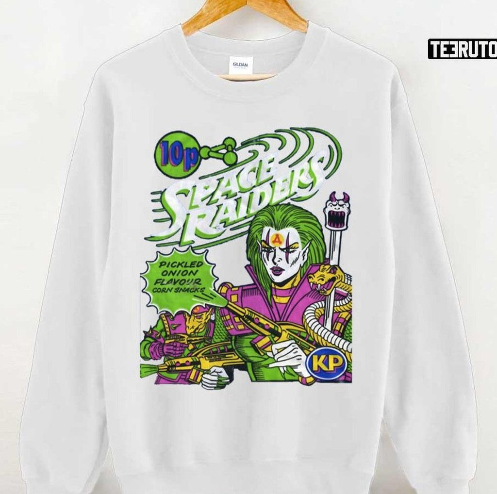 Space Raiders Pickled Onion Flavour Corn Snacks Unisex T-shirt