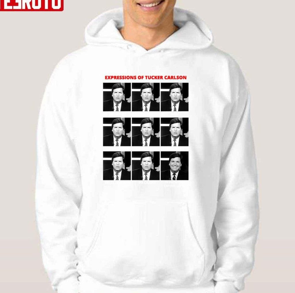 The Expressions Of Tucker Carlson Unisex T-Shirt