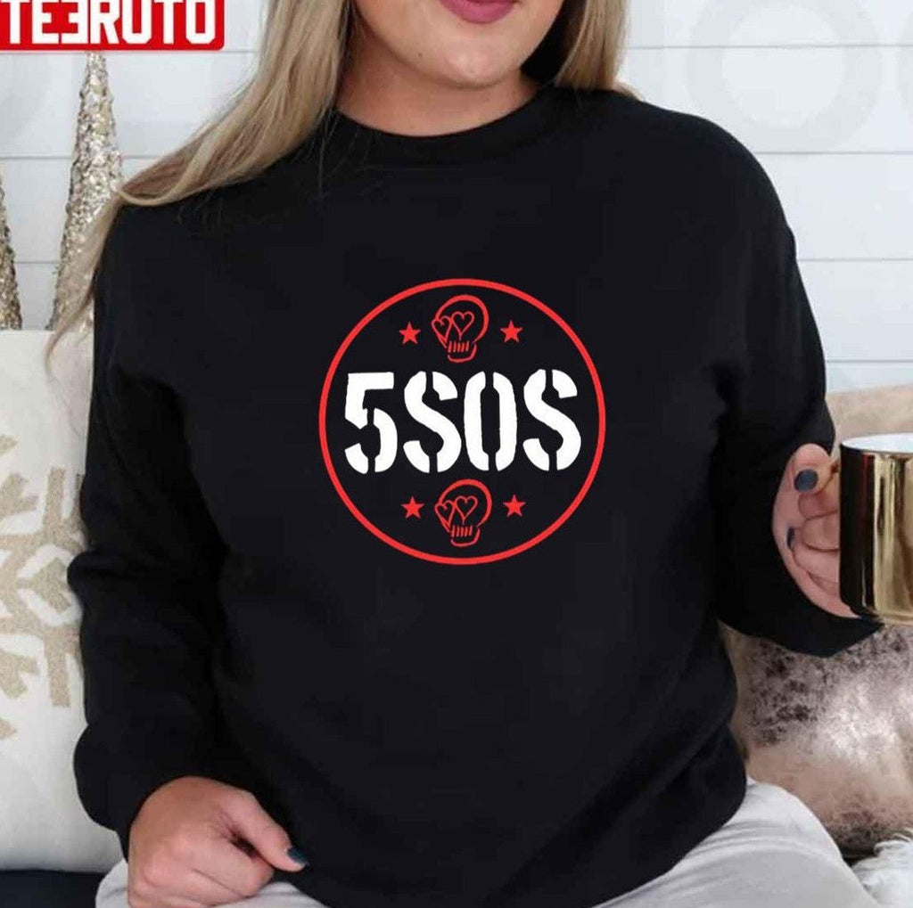 5sos Round Logo 5 Seconds Of Summer Unisex Sweatshirt