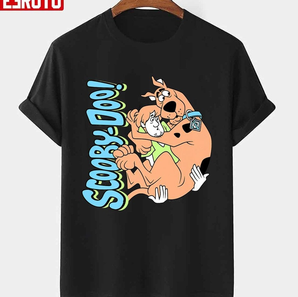 Shaggy &amp; Scooby Scared Portrait Scooby Doo Unisex T-Shirt