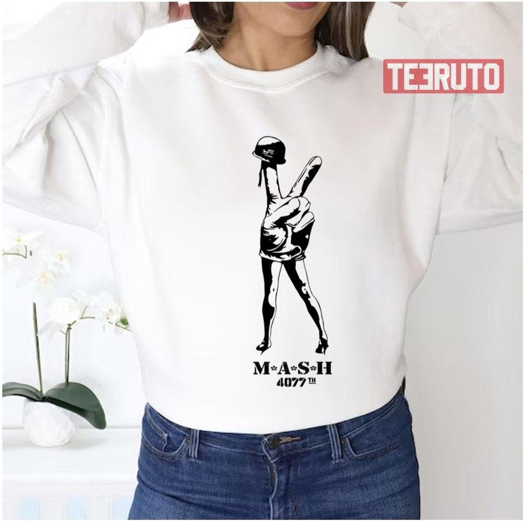 Black Hand Flag Mash Tv Show Unisex Sweatshirt