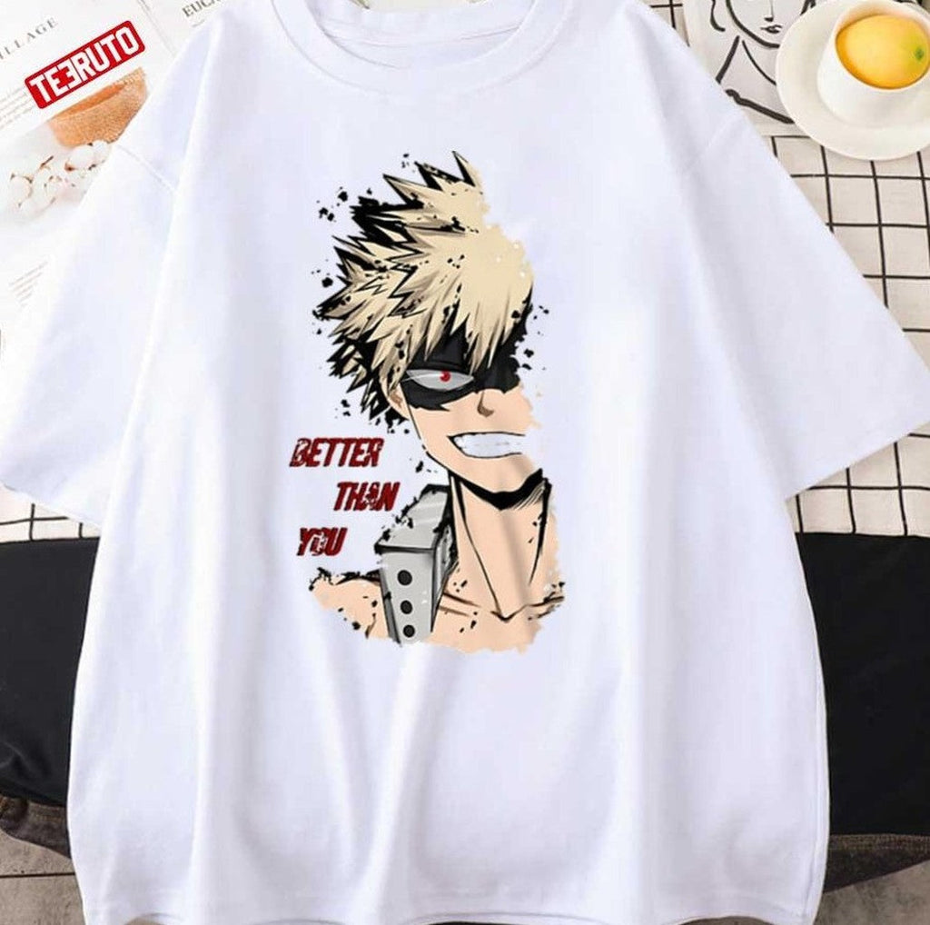 Better Than You Retro Bakugo Katsuki Unisex T-Shirt