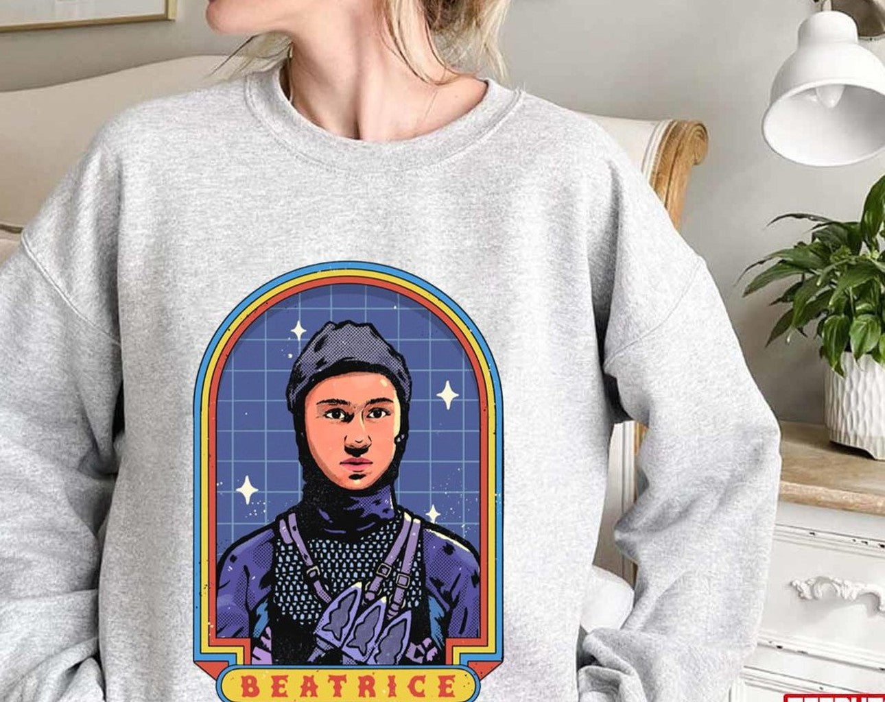 Sister Beatrice Warrior Nun Retro Fanart Unisex Sweatshirt