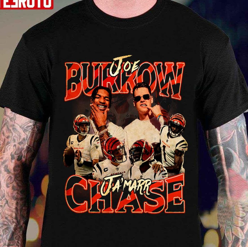 Quarterback Joe Burrow And Ja'marr Chase Unisex T-shirt