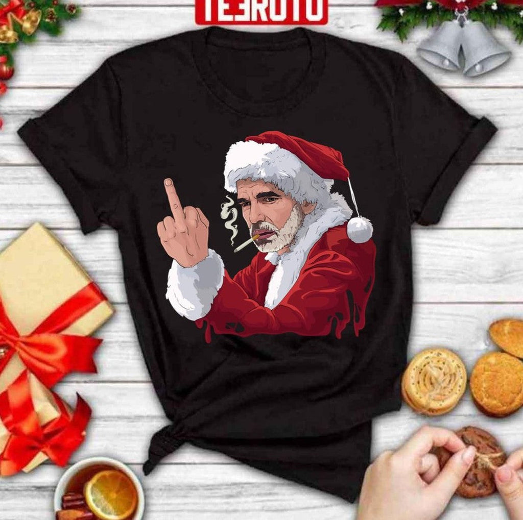 Animated Character In Bad Santa Funny Movie For Christmas Unisex Sweatshirt