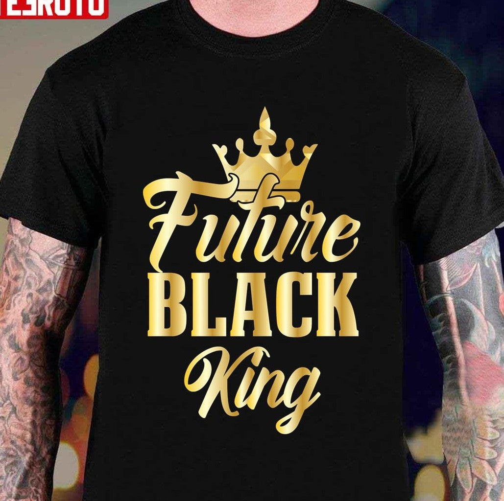 Black History Future King Crown Unisex T-Shirt