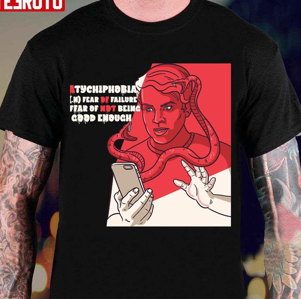 Beware Of Atychiphobia Unisex T-Shirt