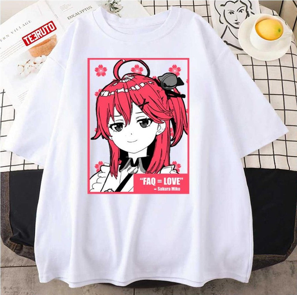 Sakura Miko Faq Pink Hair Hololive Unisex T-Shirt