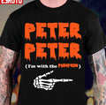 Peter Peter I'm With The Pumpkin Costume Hoodie Halloween Unisex T-Shirt