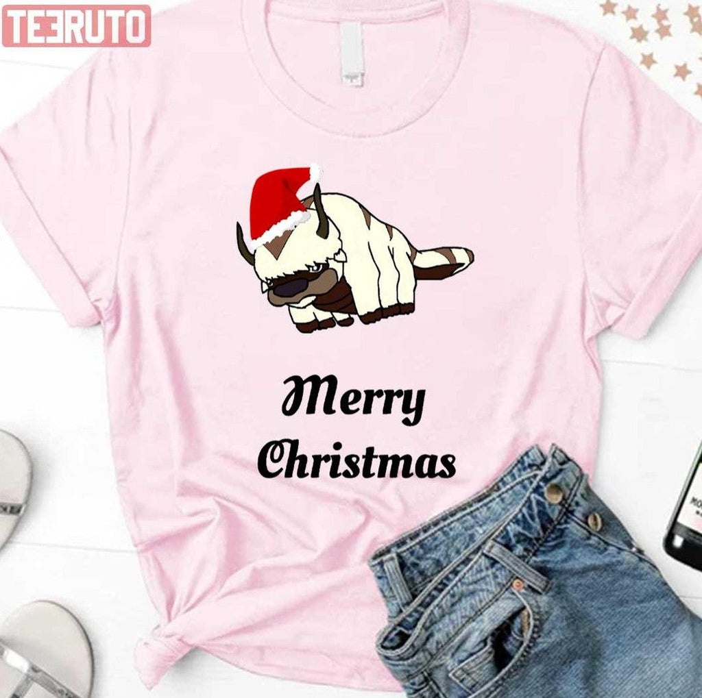 Appa Merry Christmas Avatar The Last Airbender Unisex Sweatshirt