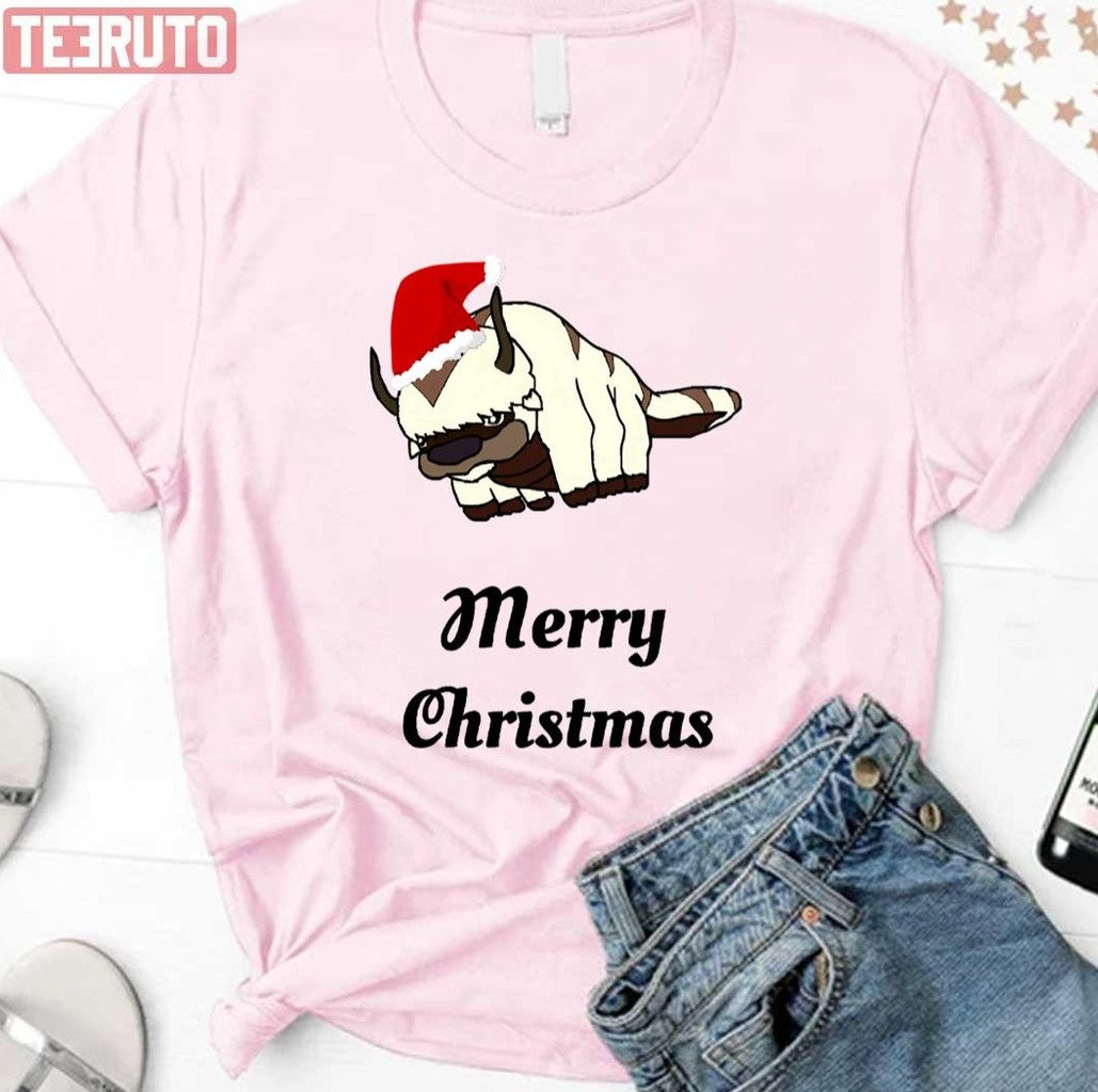 Appa Merry Christmas Avatar The Last Airbender Unisex Sweatshirt