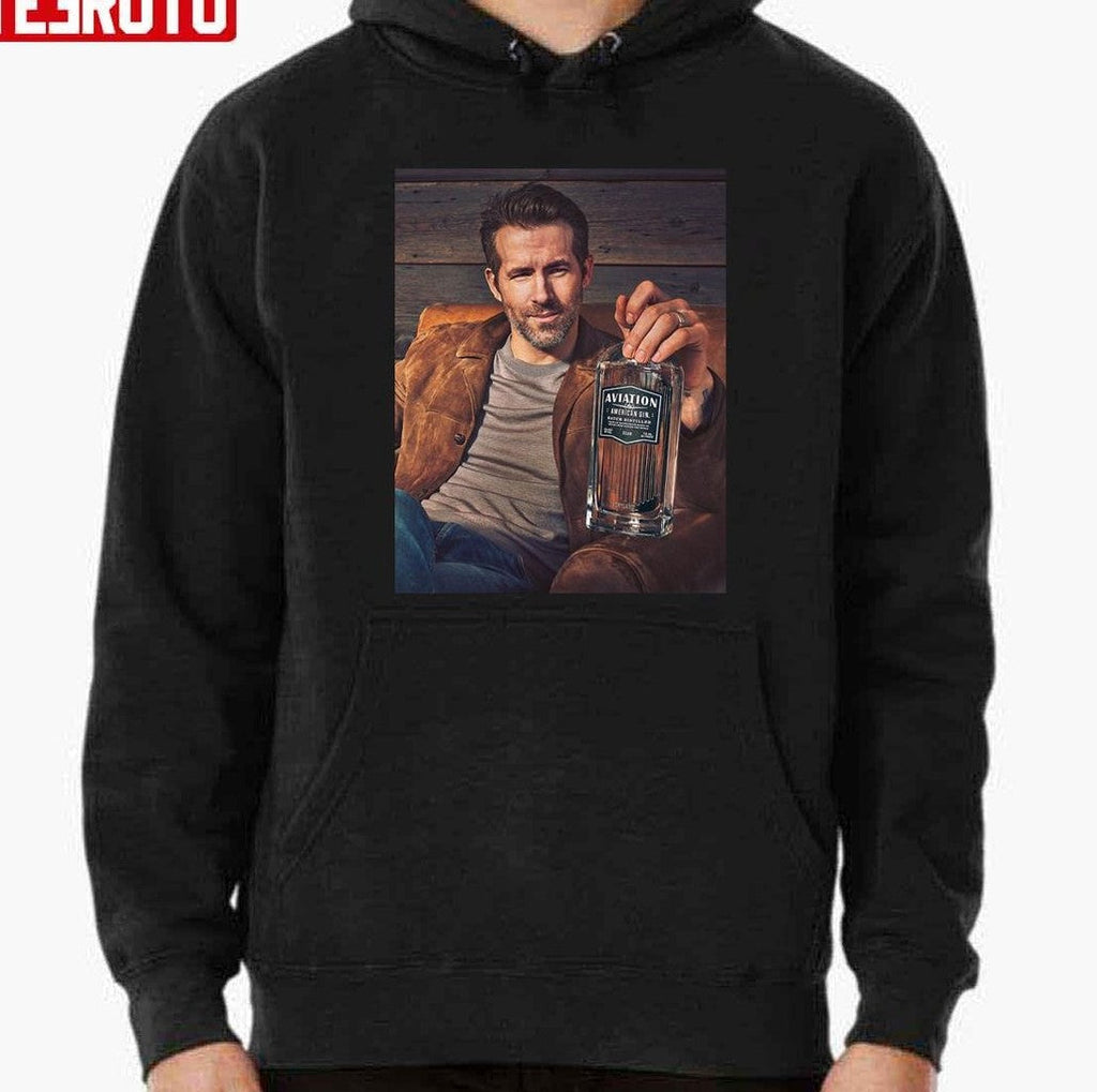Ryan Reynolds And Gin Bottle Unisex Sweatshirt