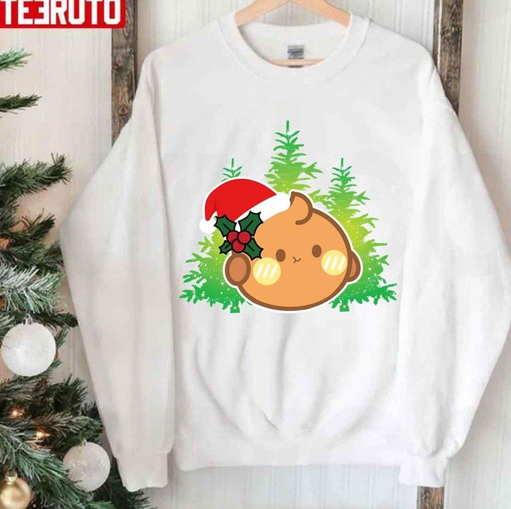 Shooky Yoongi Biased Bt21 Bts Merry Christmas Trees Unisex Sweatshirt