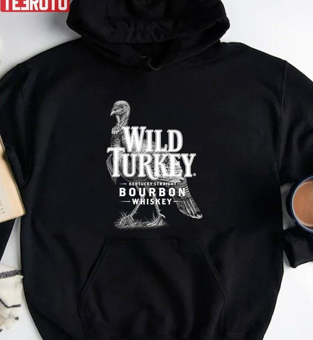 Retro Wild Turkey Bw Unisex T-Shirt