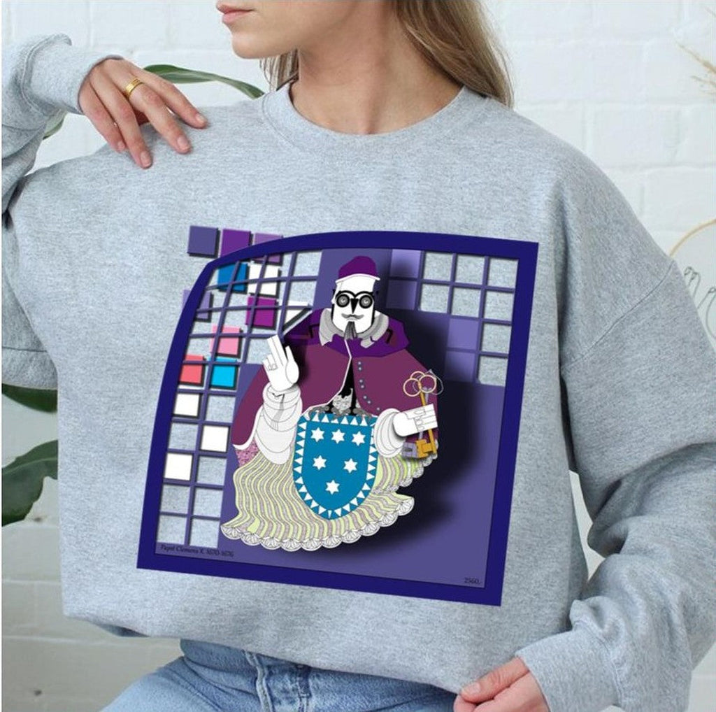 Owl As Pope Pope Clement X 1670 1676 Art Unisex Sweatshirt