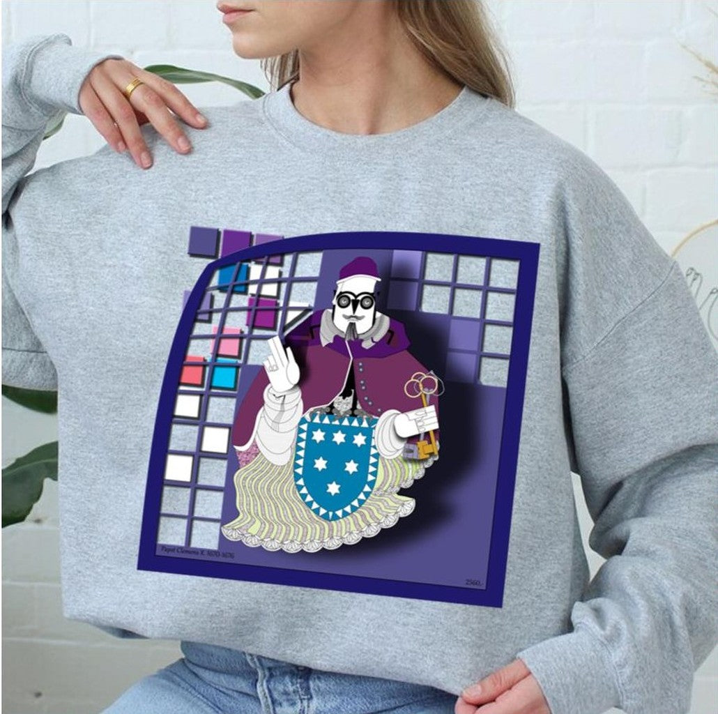 Owl As Pope Pope Clement X 1670 1676 Art Unisex Sweatshirt