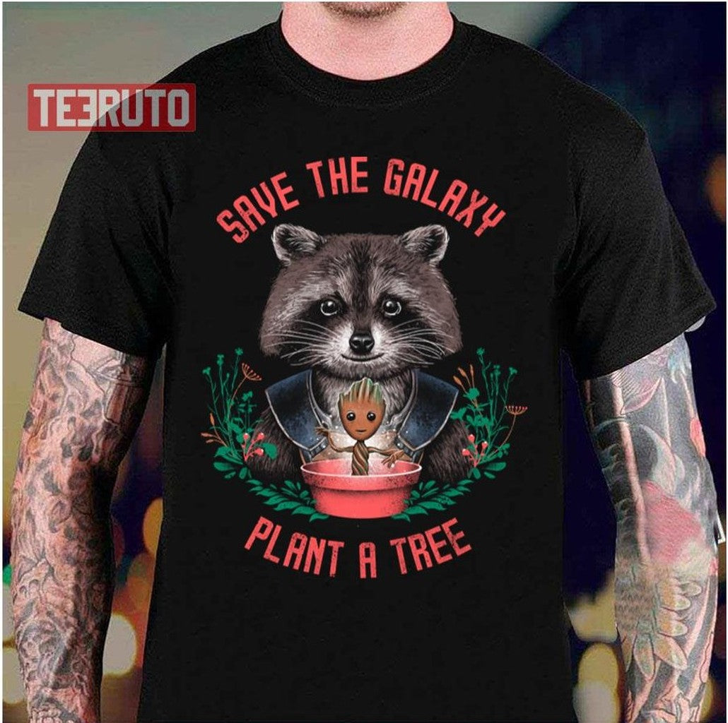 Save The Galaxy Guardians Of The Galaxy Rocket Unisex T-Shirt