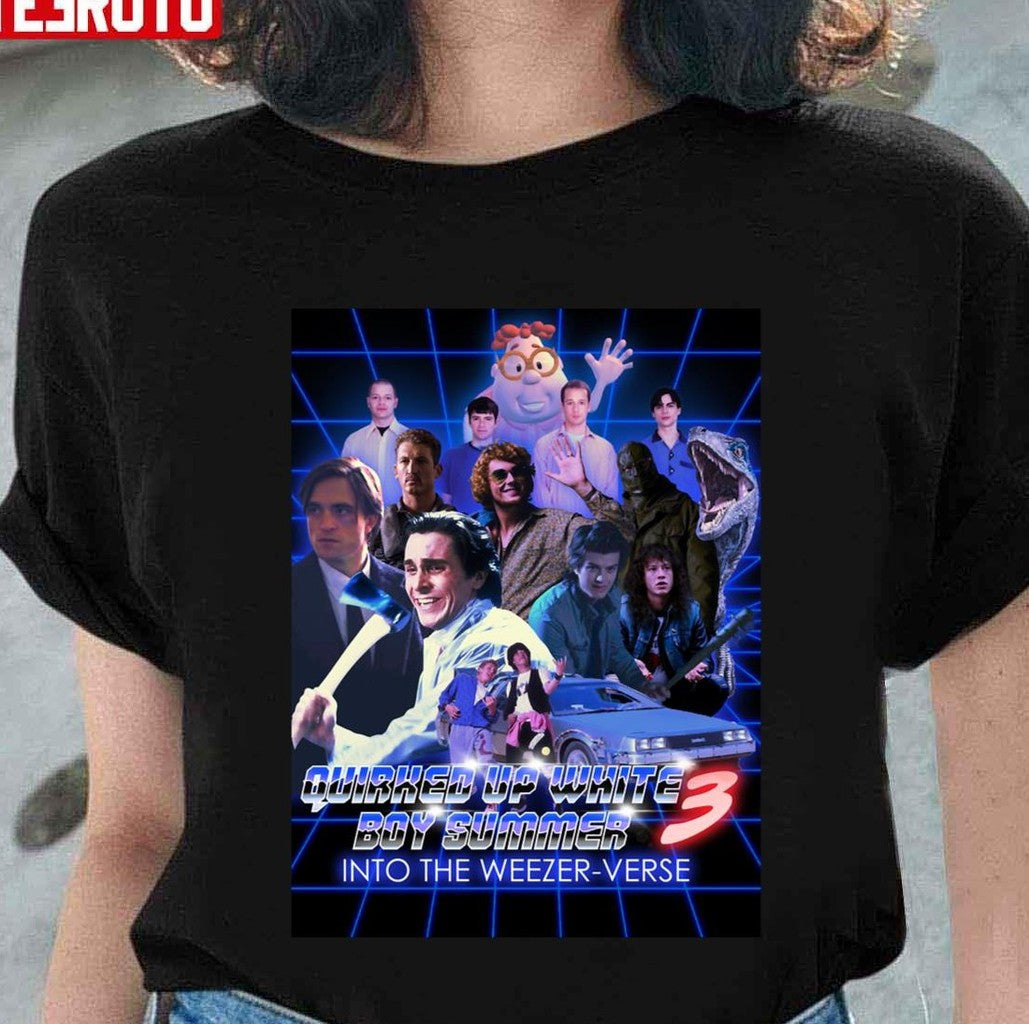 Quirked Up White Boy Summer 3 Into The Weezerverse Unisex T-Shirt