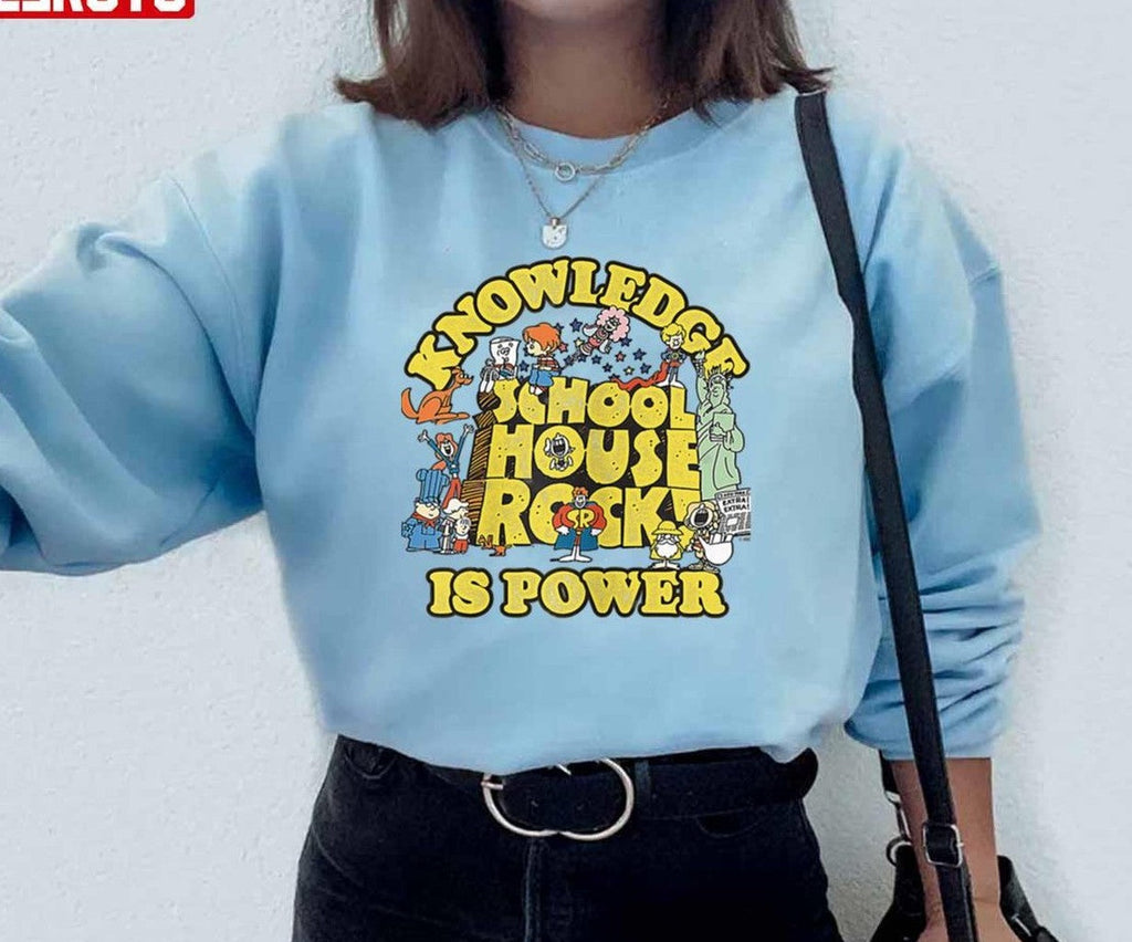 Schoolhouse Rock Knowledge Is Power Unisex Hoodie