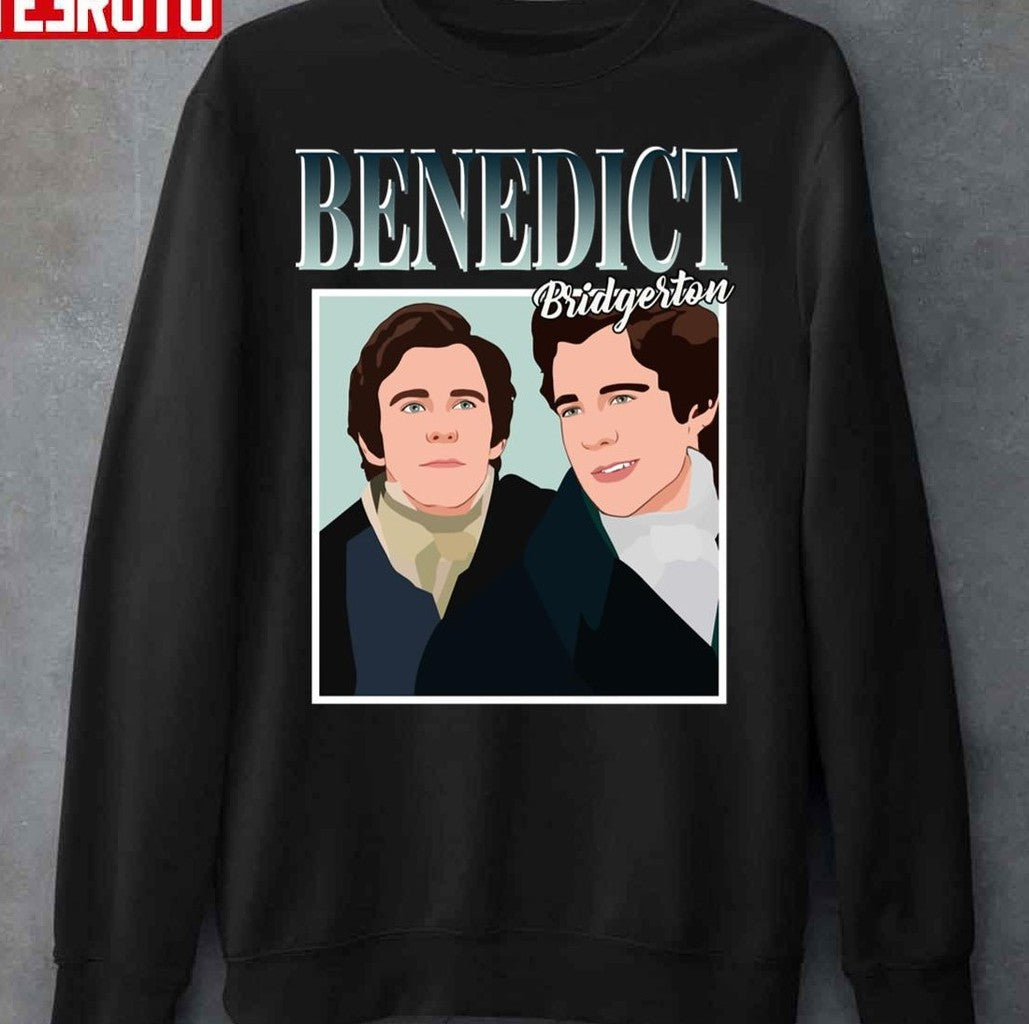 Benedict Bridgerton Vintage Art 90s Unisex Sweatshirt