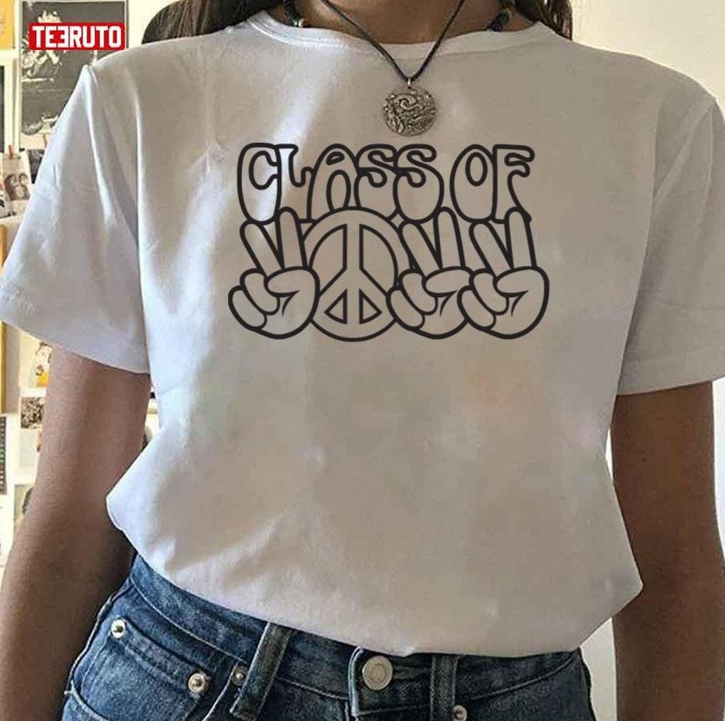 Peace Sign Class Senior 2022 Unisex T-Shirt